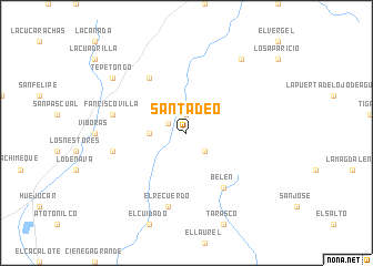 map of San Tadeo