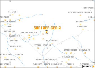 map of Santa Efigenia