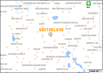 map of Santa Elena