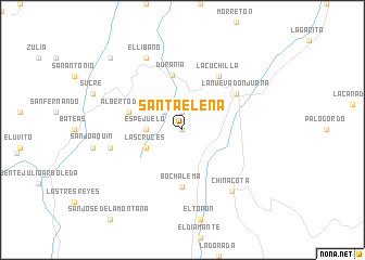 map of Santa Elena