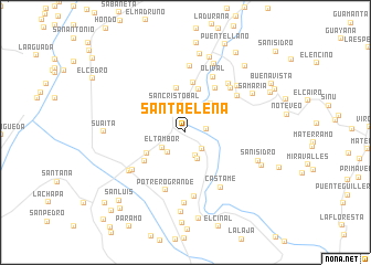 map of Santa Elena