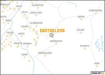 map of Santa Elena