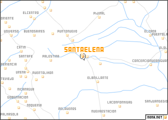 map of Santa Elena