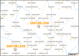 map of Santa Elena