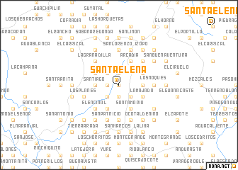 map of Santa Elena