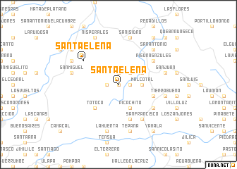 map of Santa Elena