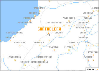 map of Santa Elena