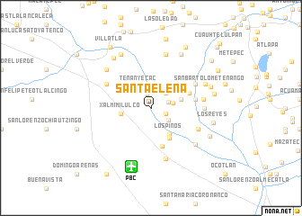 map of Santa Elena