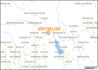 map of Santa Elisa