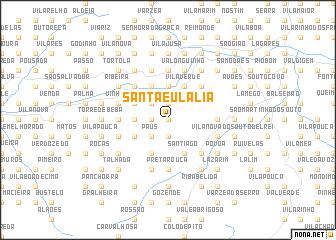 map of Santa Eulália