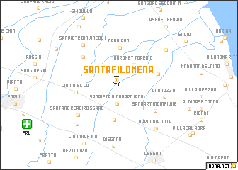 map of Santa Filomena