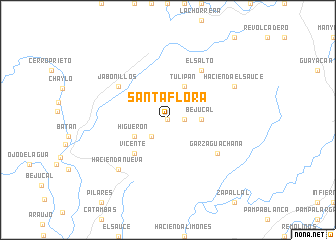 map of Santa Flora