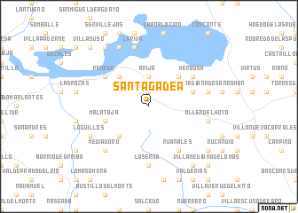 map of Santa Gadea