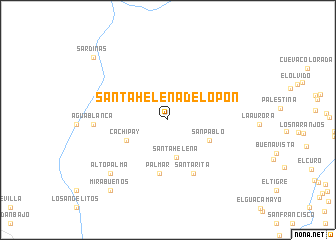 map of Santa Helena del Opón