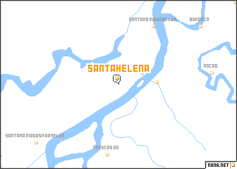 map of Santa Helena