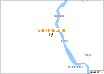 map of Santa Helena