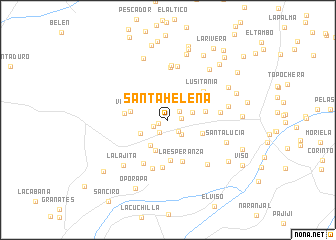 map of Santa Helena