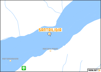 map of Santa Ilídia