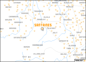 map of Santa Ines