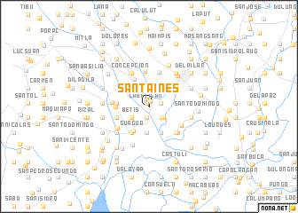 map of Santa Ines