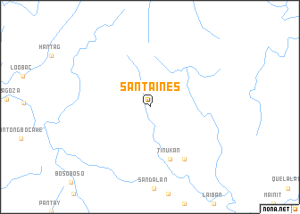 map of Santa Ines