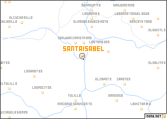 map of Santa Isabel