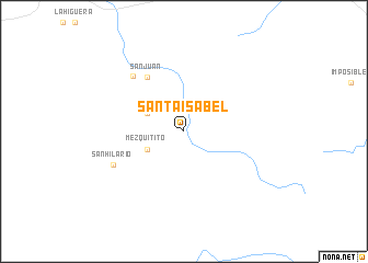 map of Santa Isabel