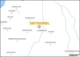 map of Santa Isabel