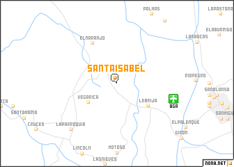 map of Santa Isabel