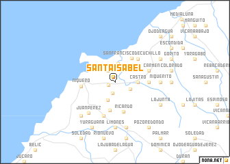 map of Santa Isabel