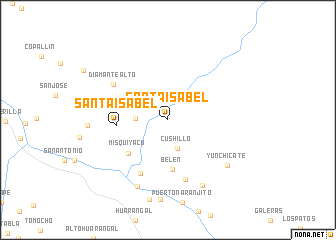 map of Santa Isabel