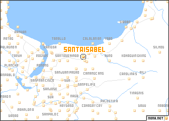 map of Santa Isabel