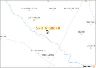 map of Santa Isaura