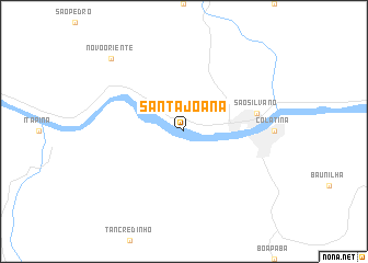map of Santa Joana
