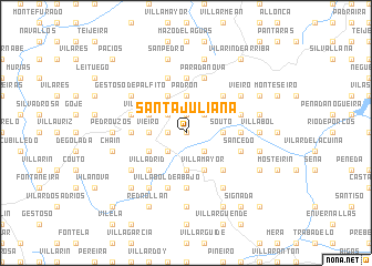 map of Santa Juliana