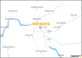 map of Santakoto