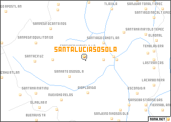 map of Santa Lucía Sosola