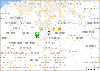 map of Santa Lucía