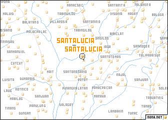 map of Santa Lucia