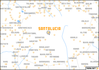 map of Santa Lucia