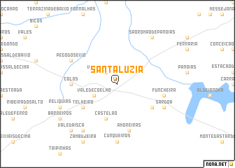 map of Santa Luzia