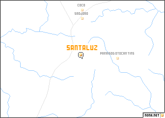 map of Santa Luz