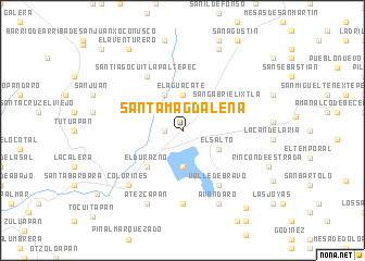 map of Santa Magdalena