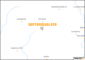 map of Santa Magdalena