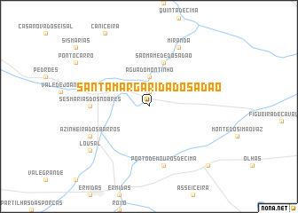 map of Santa Margarida do Sádão