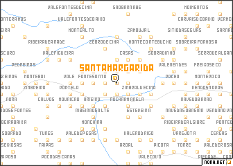 map of Santa Margarida