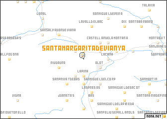 map of Santa Margarita de Vianya