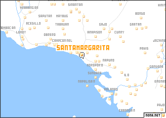 map of Santa Margarita