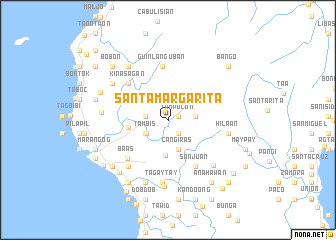 map of Santa Margarita