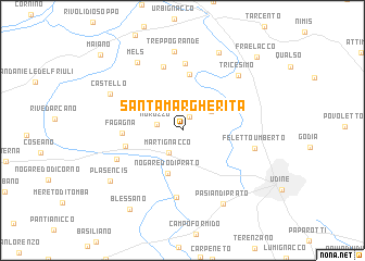 map of Santa Margherita